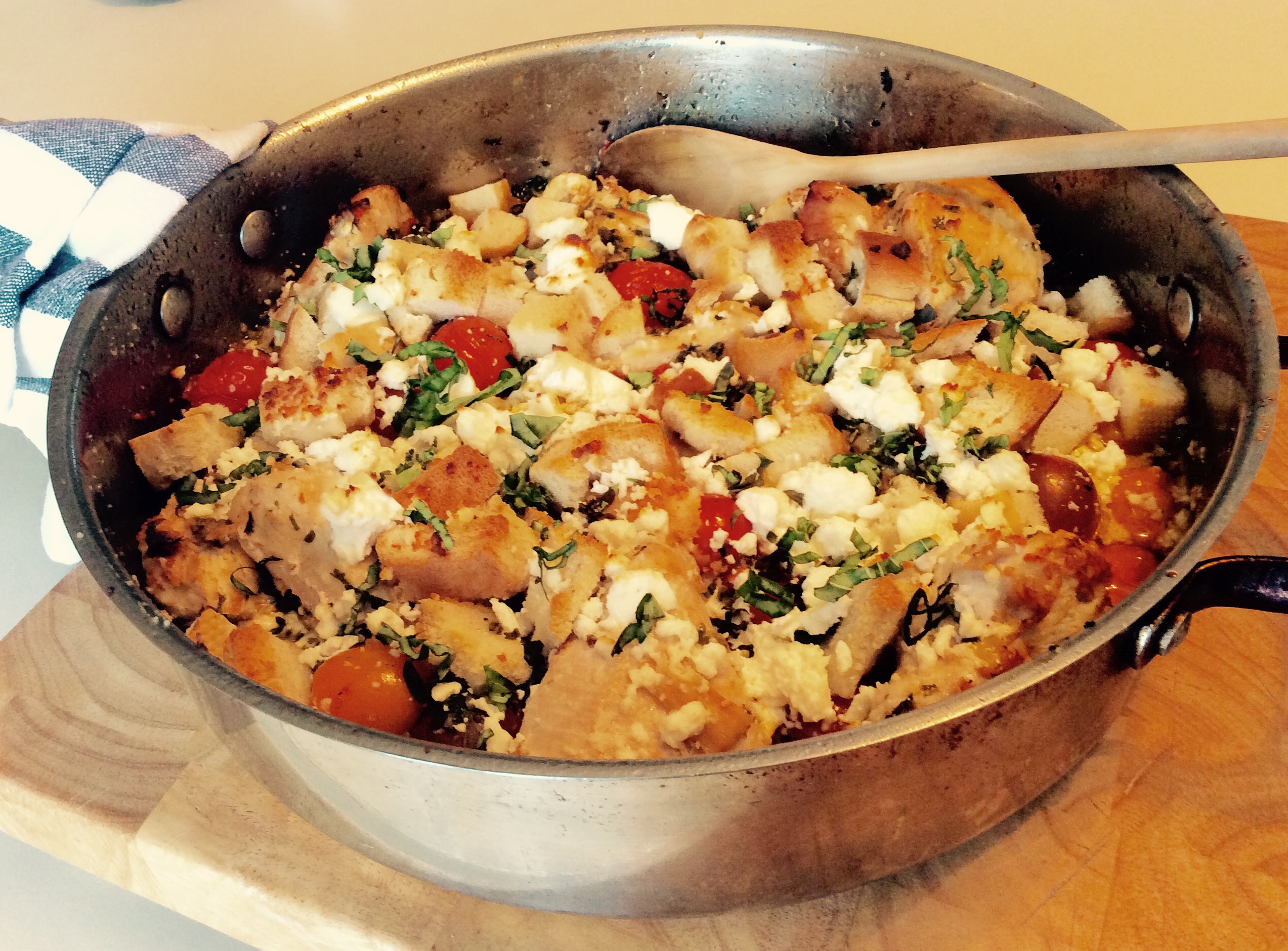 Poêlée de poulet façon Taboulé - Orange Santé